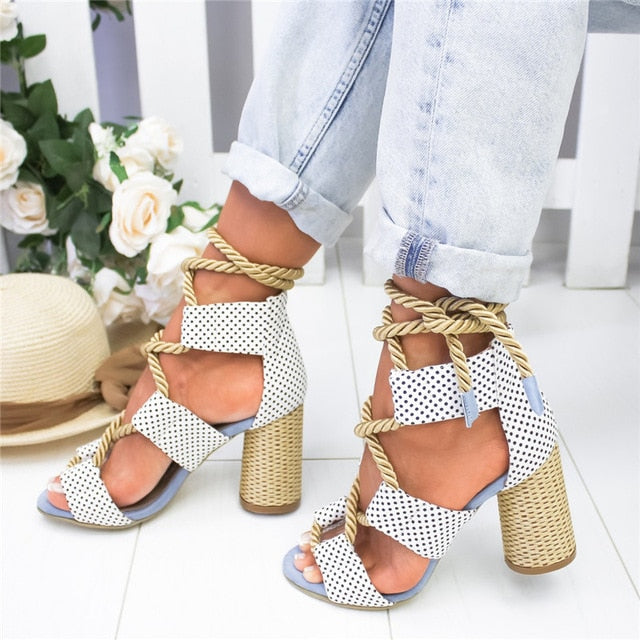 Sandalias de boca de pescado de tacón de 7 cm Sandalias de plataforma de mujer