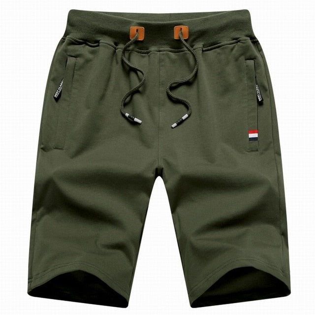 Pantalones cortos casuales de algodón para hombre Ropa de marca homme