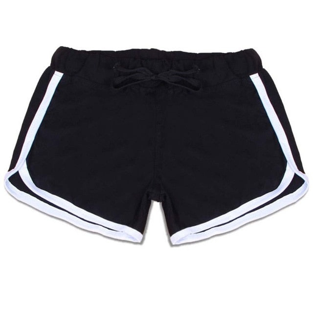 Pantalones cortos deportivos Algodón Cintura alta