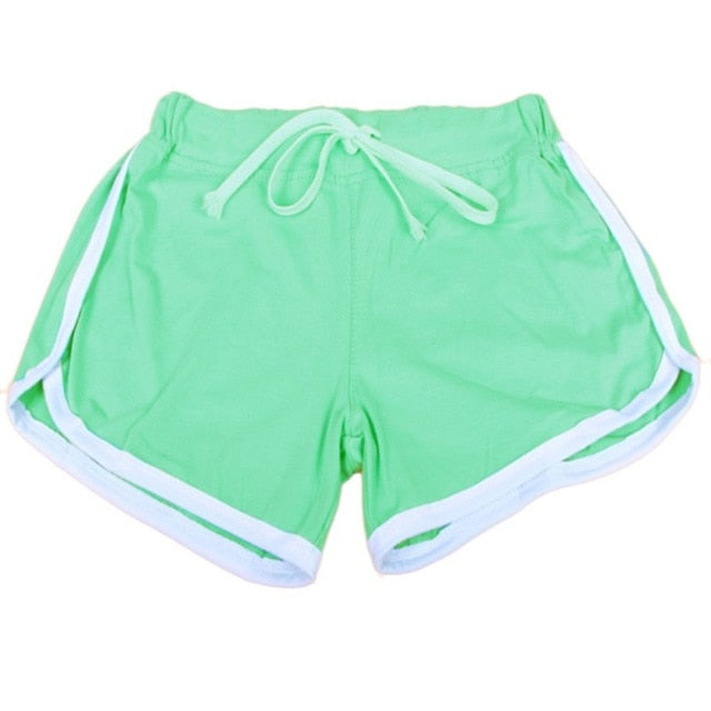 Pantalones cortos deportivos Algodón Cintura alta