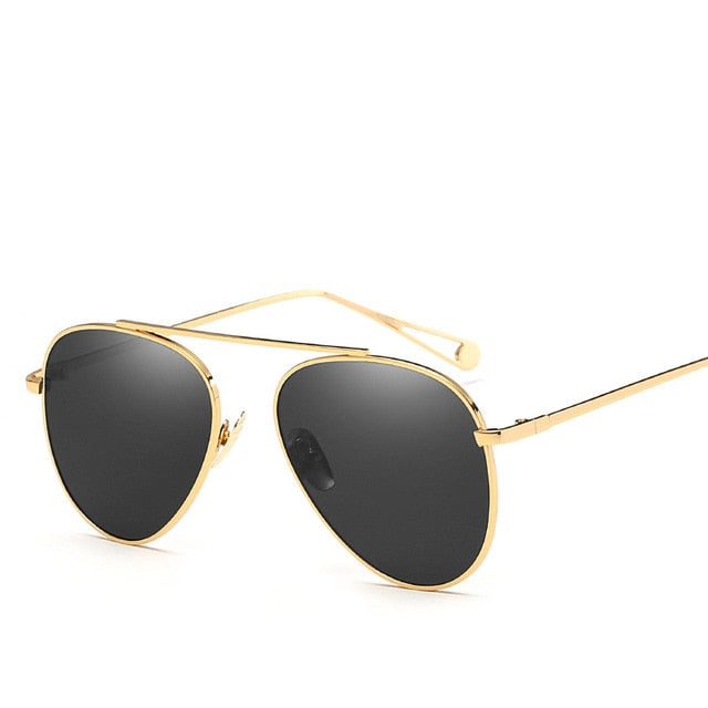 Luxury Brand Pilot Women's Sunglasses Fashion Aviation Vintage