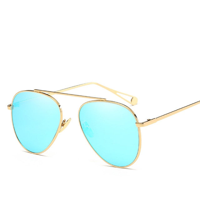 Luxury Brand Pilot Women's Sunglasses Fashion Aviation Vintage