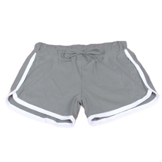 Pantalones cortos deportivos Algodón Cintura alta