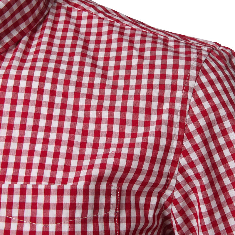 Camisas de cuadros de vestir para hombre
