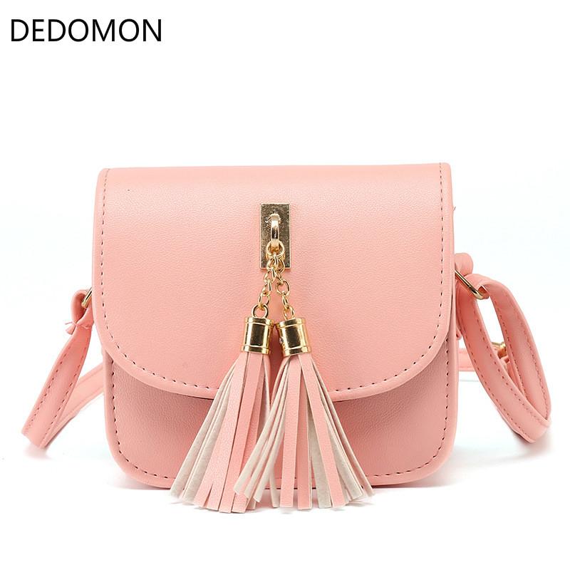Bolso para mujer con borlas de color caramelo
