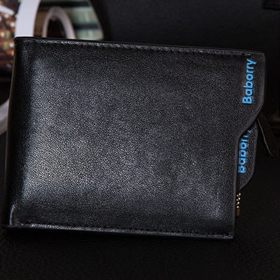Nueva cartera clásica de diseño de patrón sólido