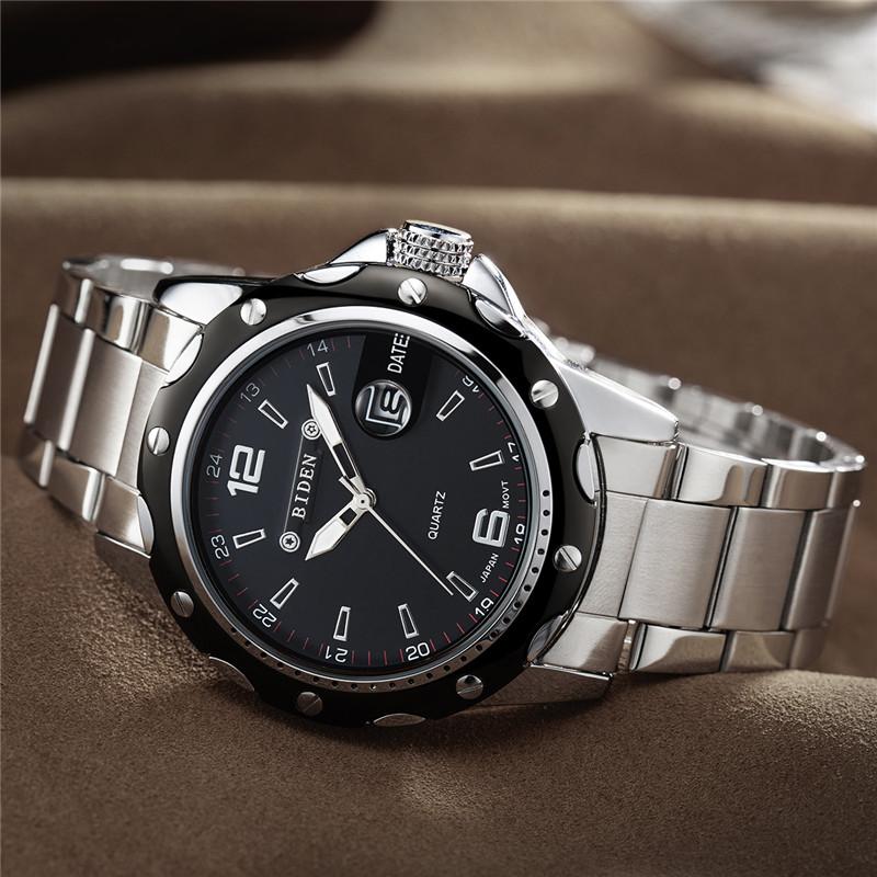 Reloj de pulsera, marca BIDEN para hombre, quartz