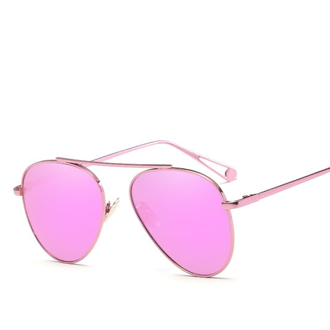 Luxury Brand Pilot Women's Sunglasses Fashion Aviation Vintage