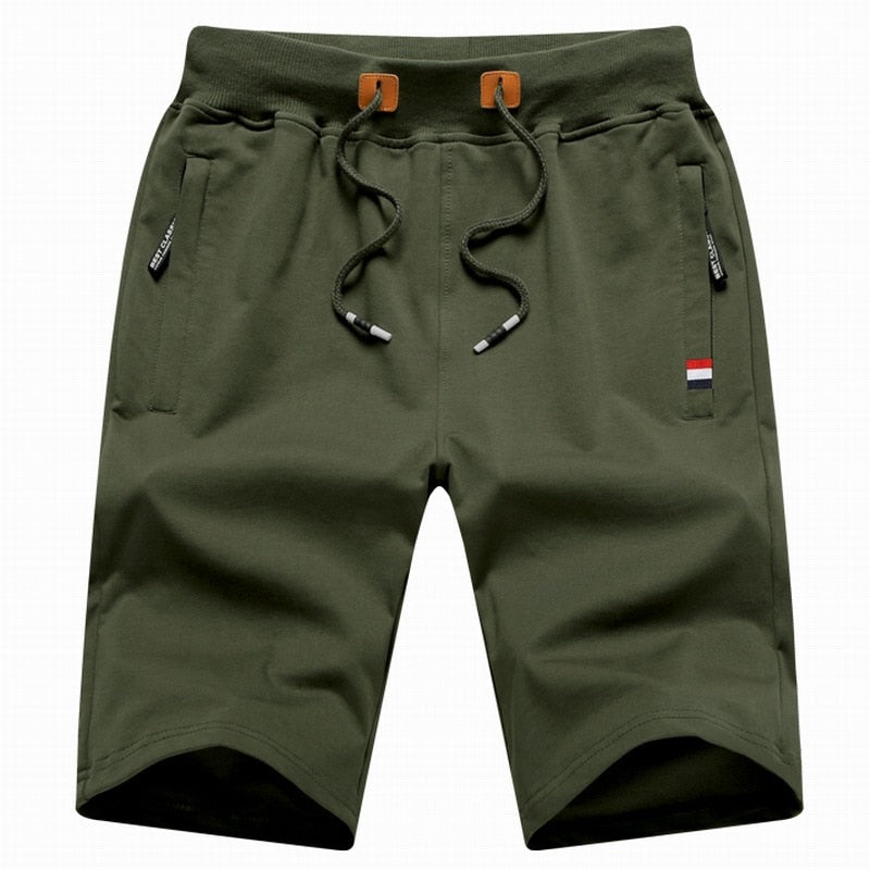 Pantalones cortos casuales de algodón para hombre Ropa de marca homme