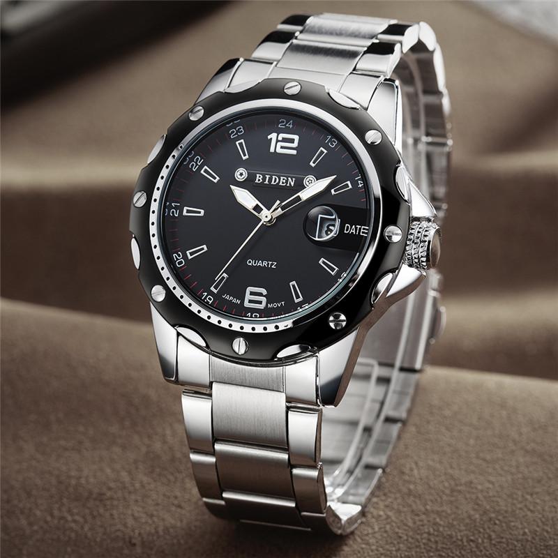 Reloj de pulsera, marca BIDEN para hombre, quartz