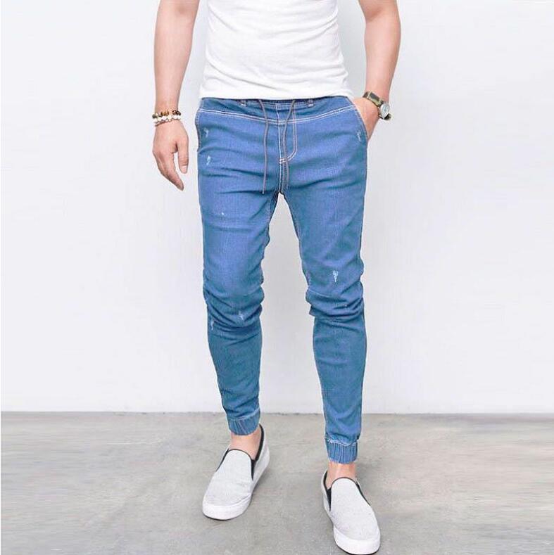 Jeans para hombre cintura elástica
