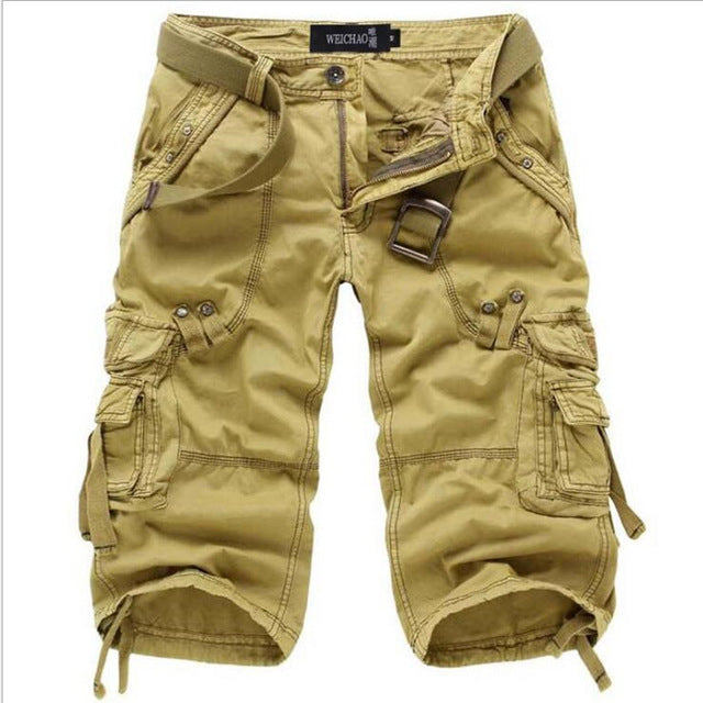 Shorts cortos para hombres, multiples colores, camuflajes. Variedad de tallas.